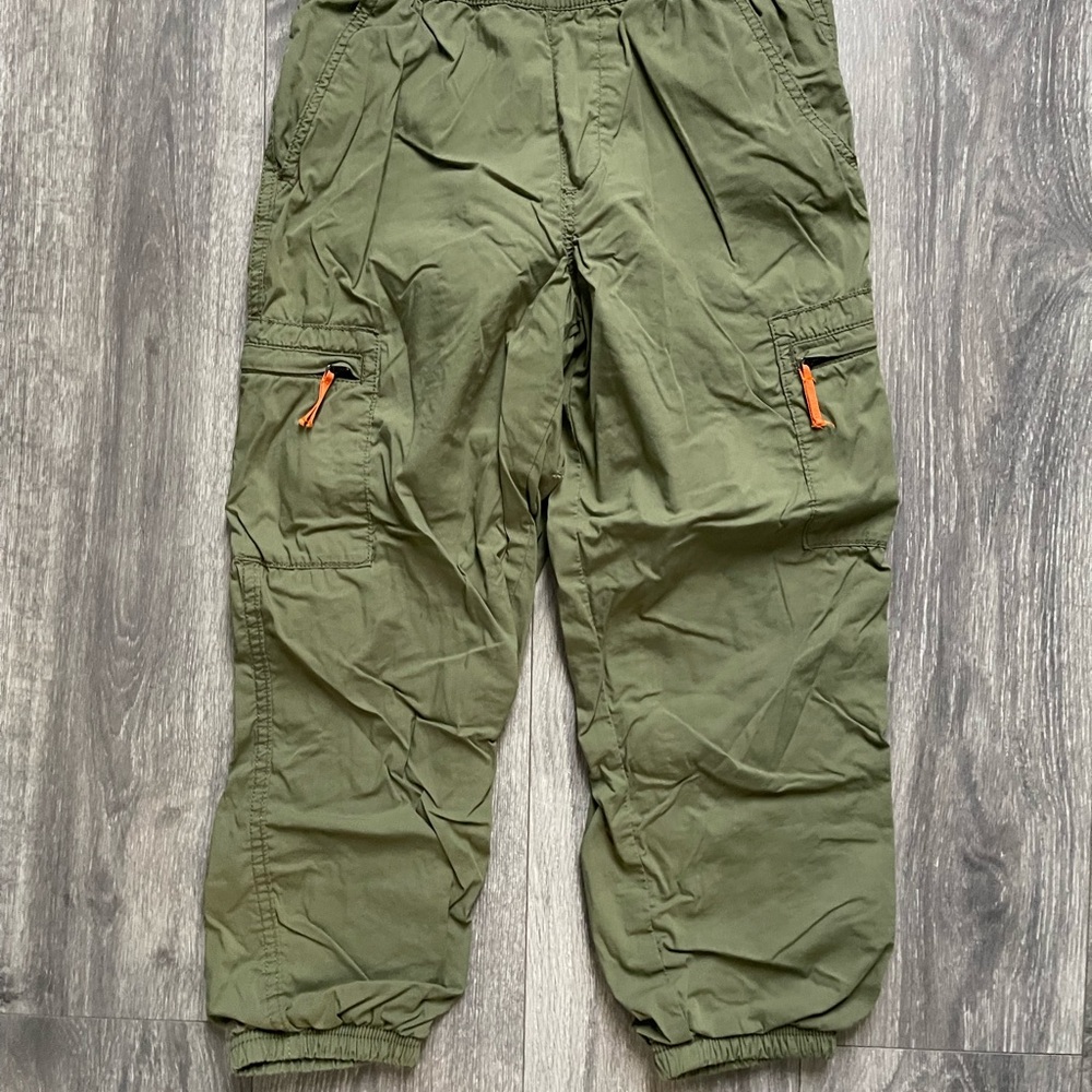 Boys Green Cargo Pants